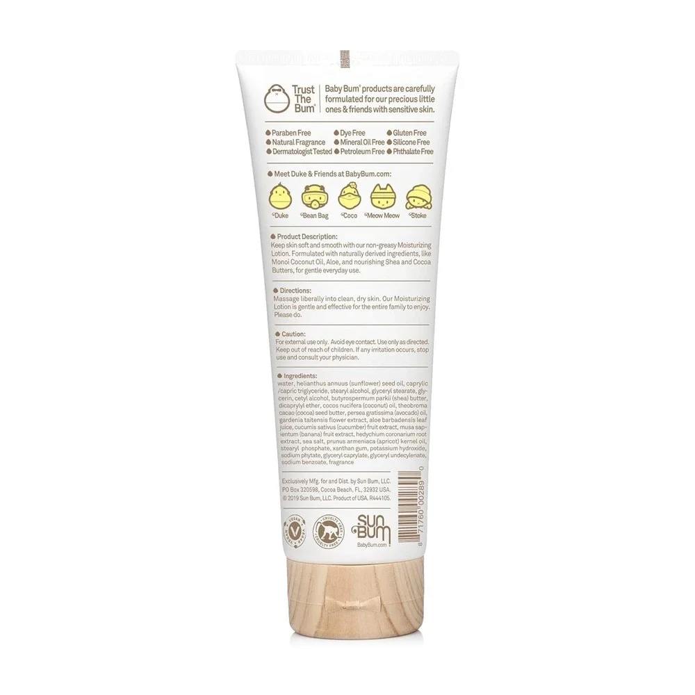 Baby Bum Moisturizing Lotion 8oz. Green Coconut Natural Fragrance E6B